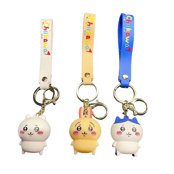 Qoo10] ちいかわ キーホルダー 3点セット キー