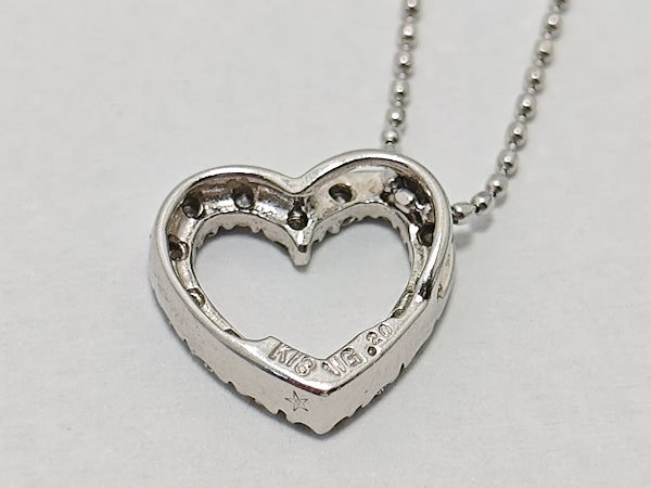 Qoo10] 田中貴金属 K18WG 刻印あり ネック