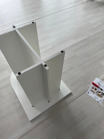 Qoo10] WOODRAY 韓国 モダンテーブル 2色 2サイズ 半