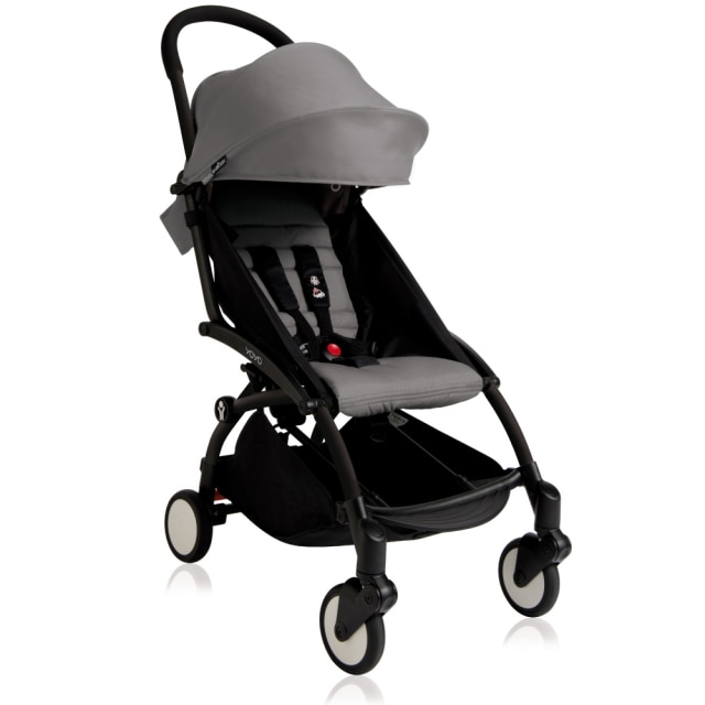 ベビーゼン AB型ベビーカー YOYO+ 0+＆6+ ブラックフレーム/グレー