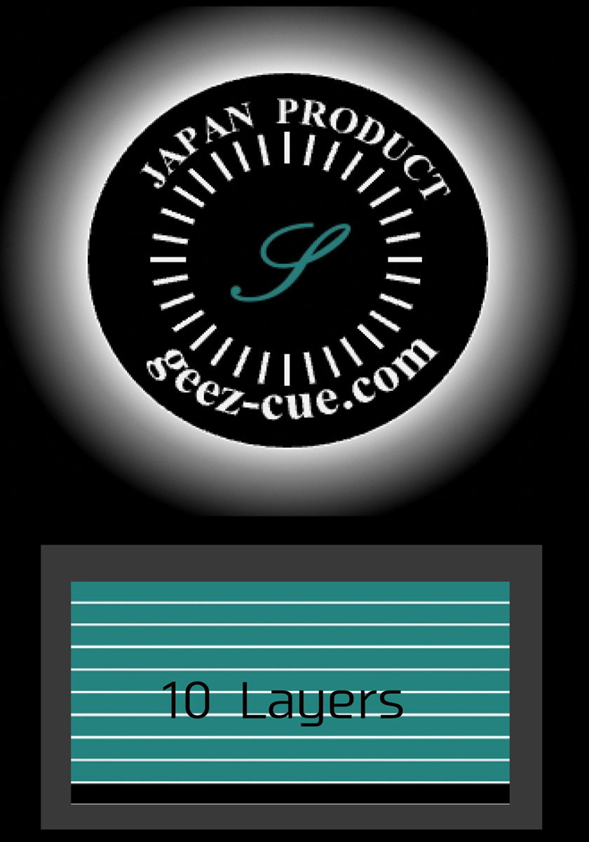 Geez Layered Tip – GeezCue公式サイト｜ビリヤードキュー、ビリヤード