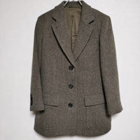 MARGARET HOWELL 578-212007 ウール 3B テーラードジャケット ブラウン