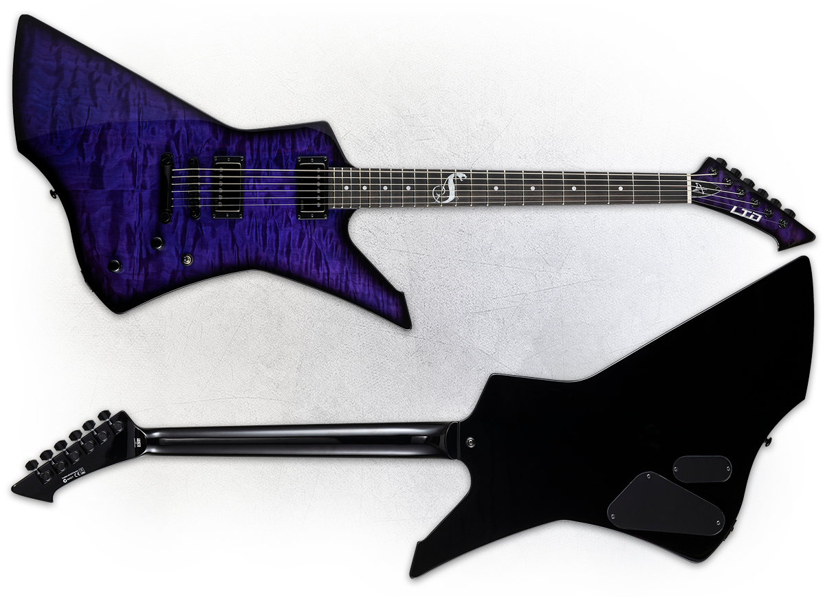 ESP LTD SNALEBYTEを発表 メタリカのジェームス・ヘットフィールドとの