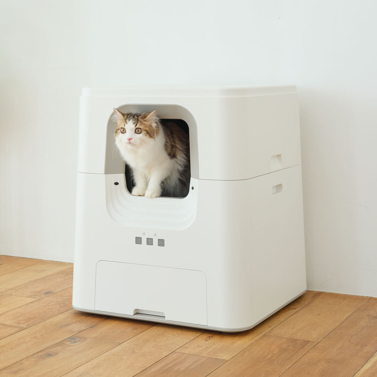 月額2,500円で新品をお試し！＞PURE CAT AUTO TOILET 猫用 全自動