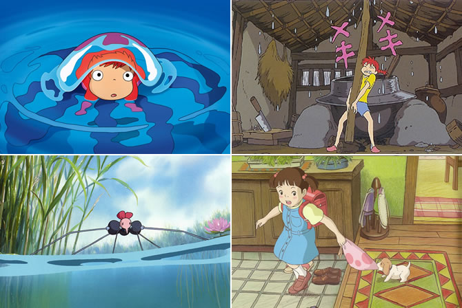 崖の上のポニョ』は、ジブリ美術館短編作品によって作られた