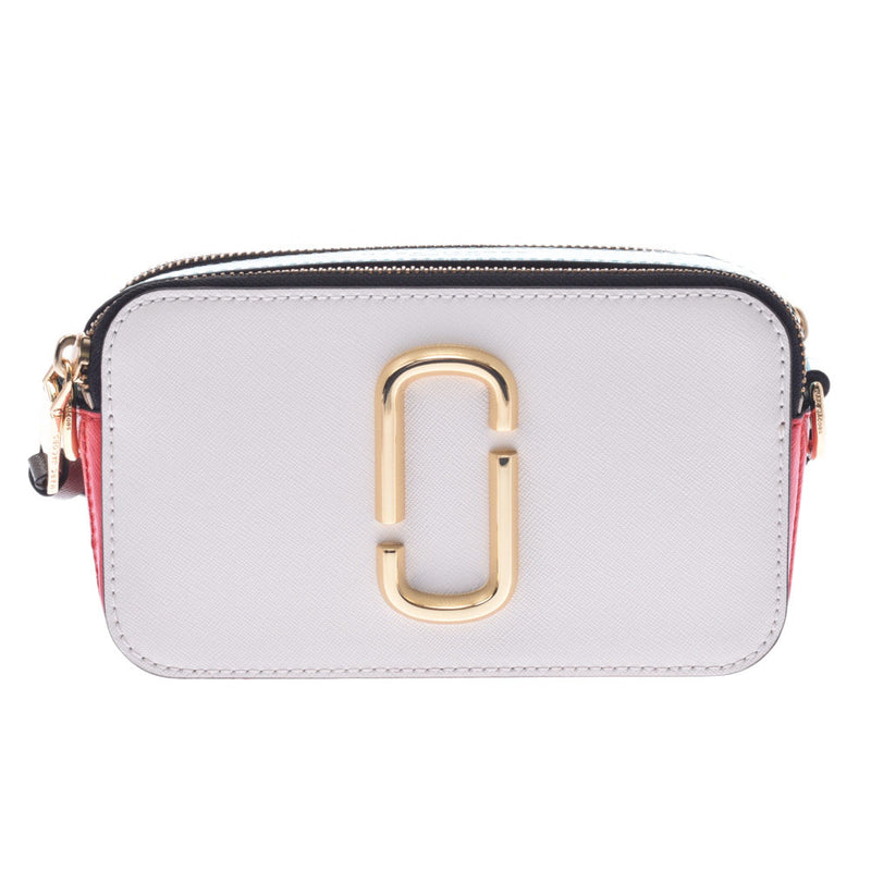 マークジェイコブススナップショット 2WAYバッグ 白/マルチ レディース