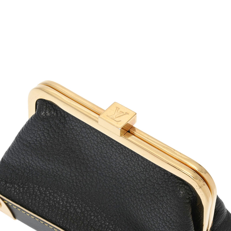 ルイヴィトンスハリ ポルトモネヴィエノワ がま口小銭入れ ノワール