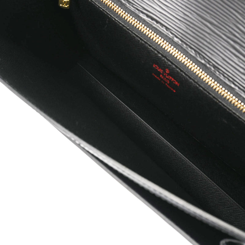 ルイヴィトンセリエドラゴンヌ クラッチバッグ 14127 黒 ゴールド金具