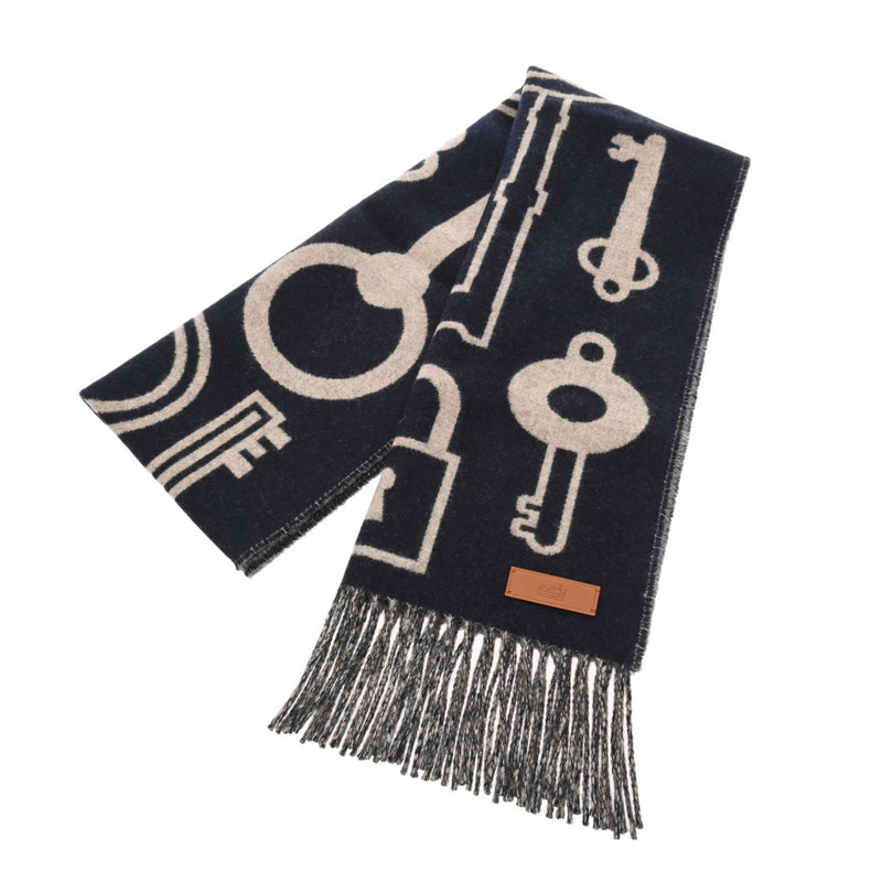 エルメスカザック キー コレクション マリン/ベージュシネ レディース