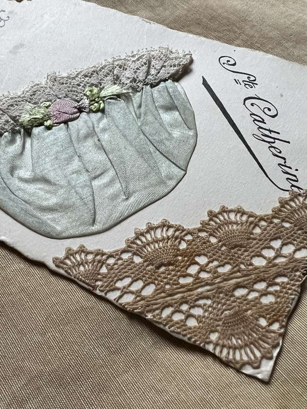 アンティークボネカード – France Antique 銀色アンティーク