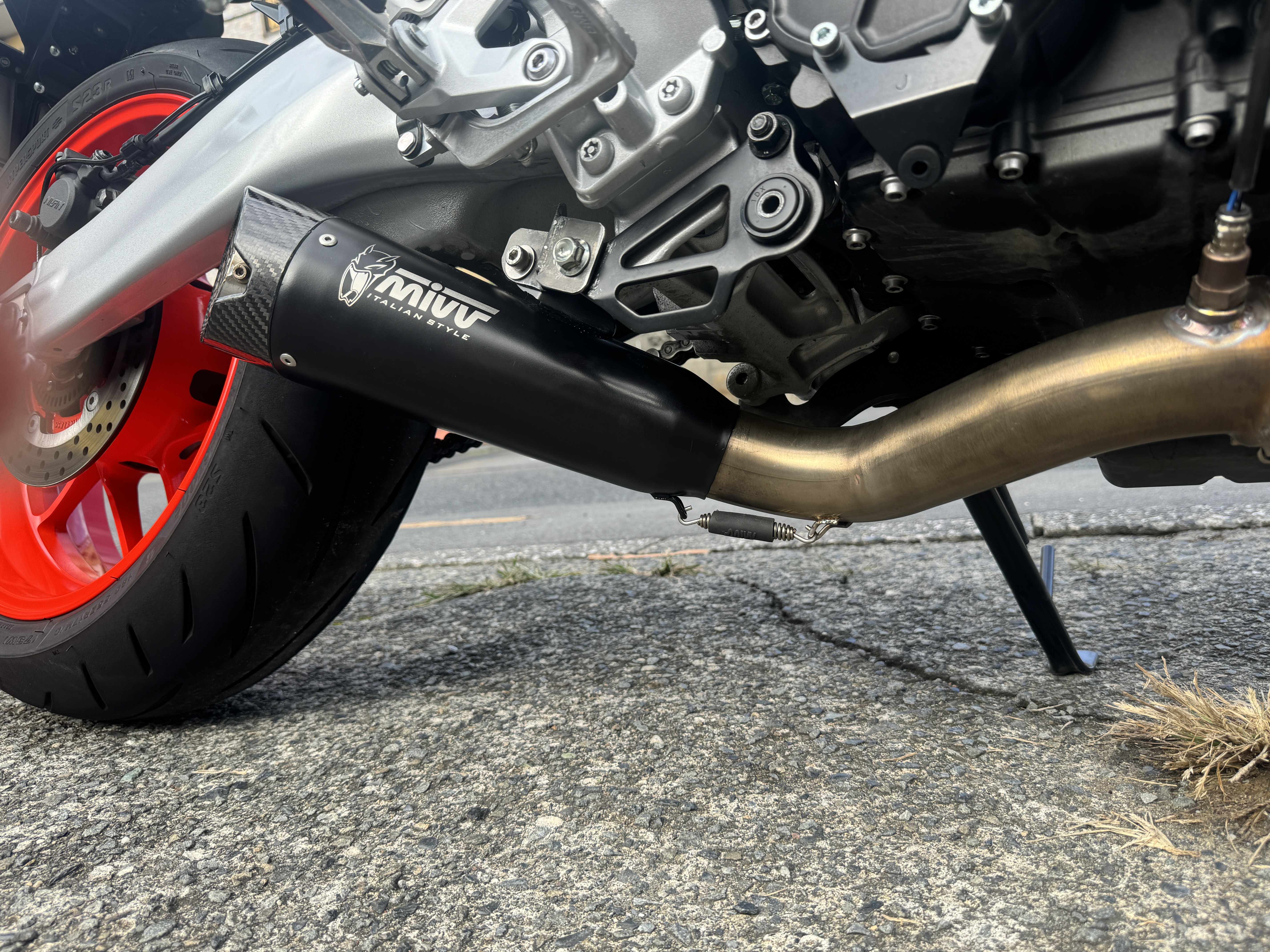 XSR900GP 24-25 JMCA 車検対応 フルエキ Mivv X-M5 ブラックステンレス