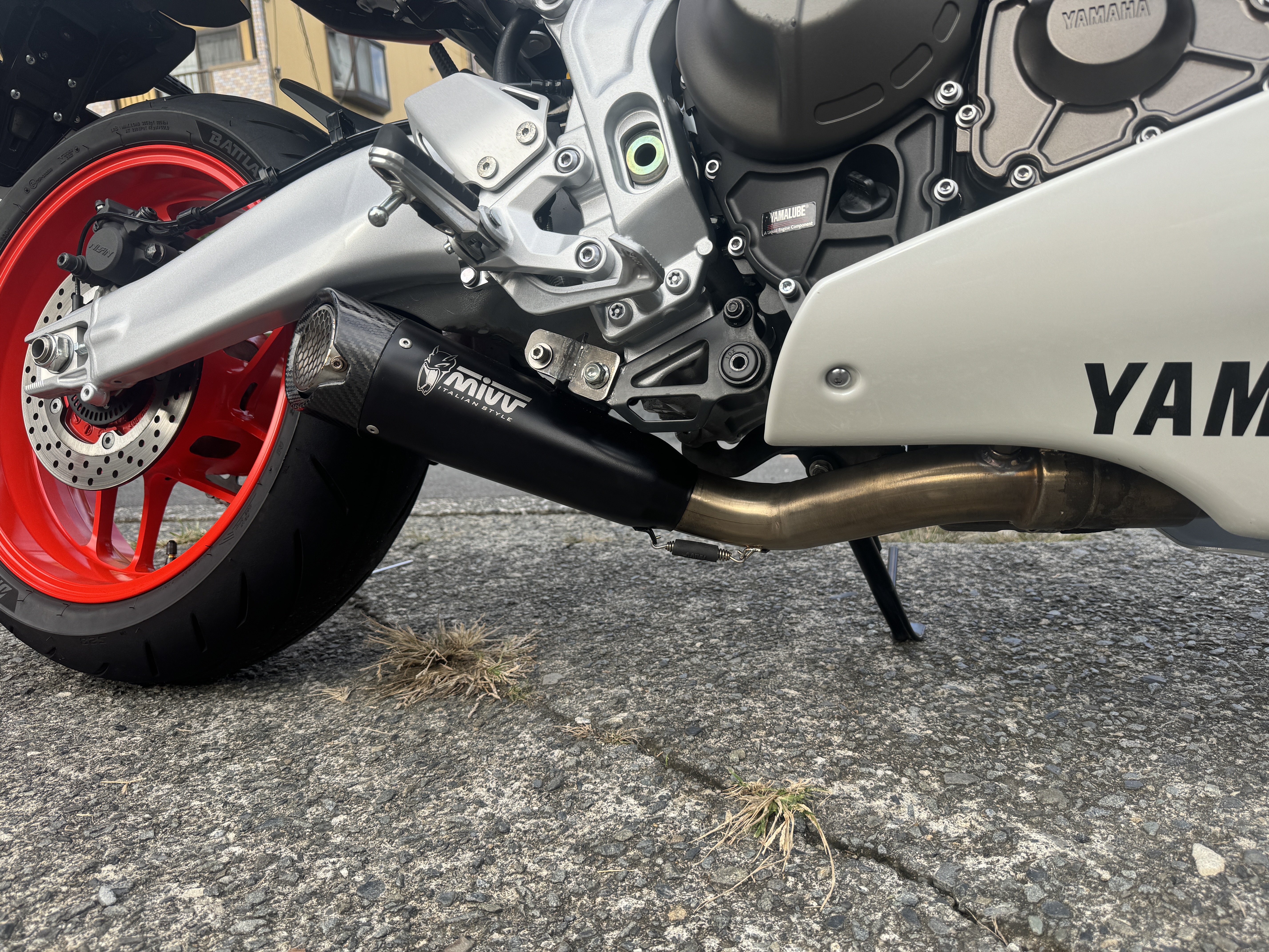 XSR900GP 24-25 JMCA 車検対応 フルエキ Mivv X-M5 ブラックステンレス