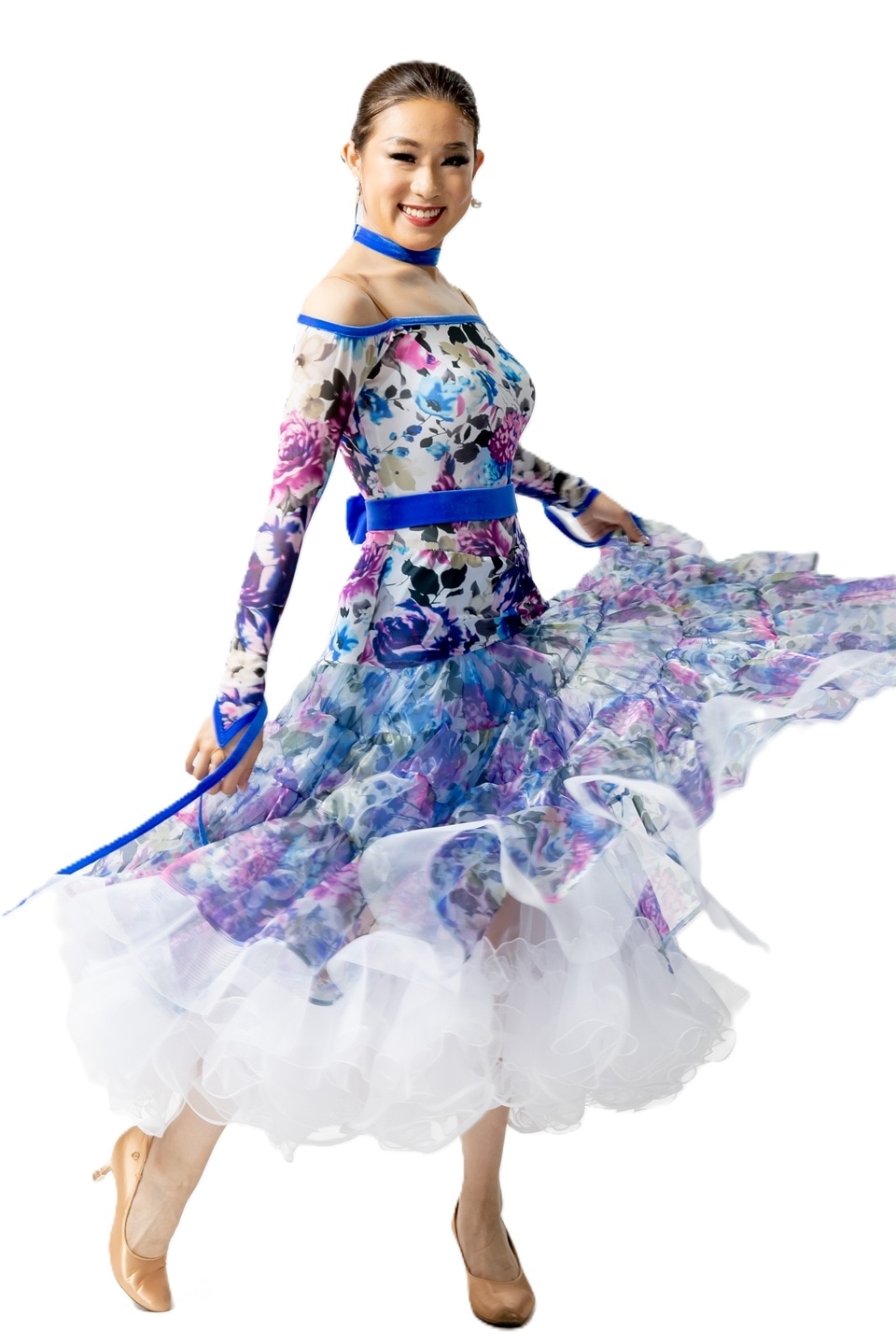 タカダンス スタンダードドレス 3S-00154B ｜社交ダンス スタンダード