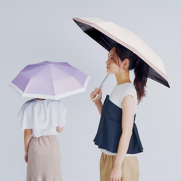 遮夏クール晴雨兼用日傘3段 コンパクト 【通常】｜nihonchokuhan(日本