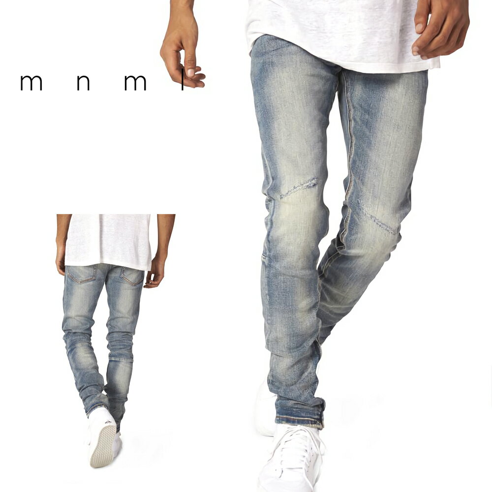 mnml ミニマル M12 STRETCH DENIM Blue トレンド ストレッチ デニム