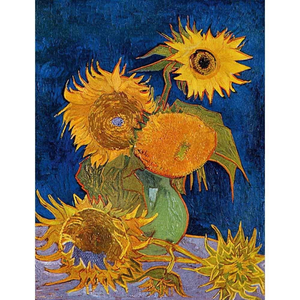 5本のひまわり 【15号】 フィンセント・ファン・ゴッホ 【 額縁が