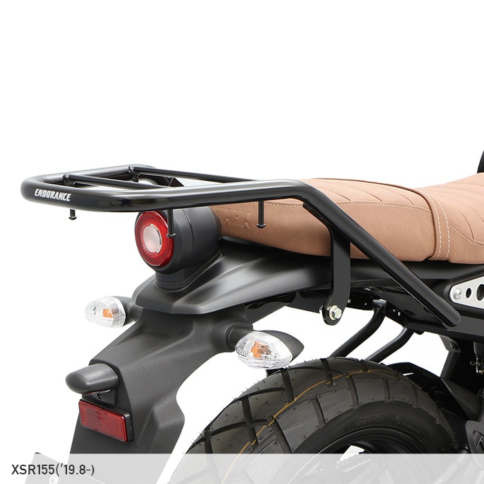 XSR125 RE46J XSR155 RG63 リアキャリア ブラック+リアボックスセット