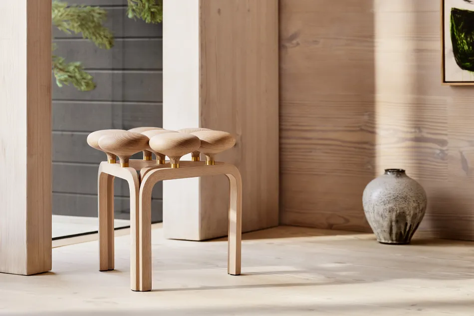 JU01 Utzon Stool（ウッツォン スツール） / FRITZ HANSEN（フリッツ