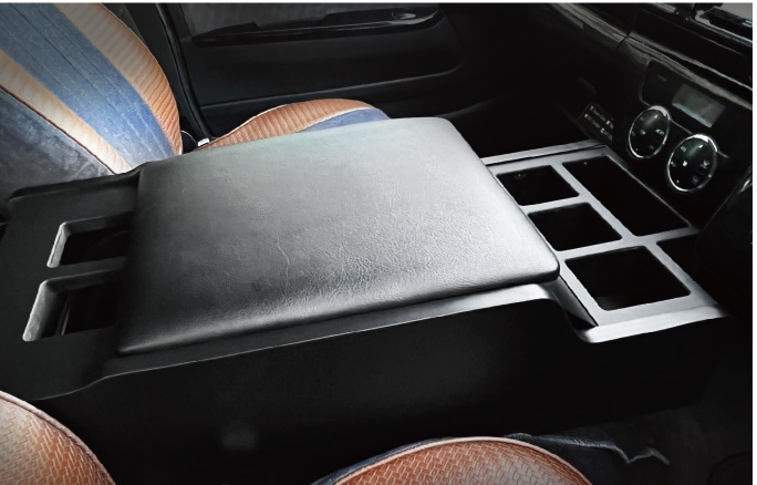 ハイエース コンソールカバー アームレスト 標準S-GL用 ドリンク