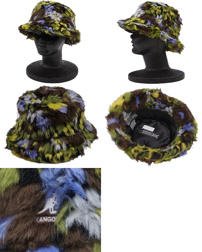 送料無料 KANGOL カンゴール ハット Faux Fur Bucket フォークス