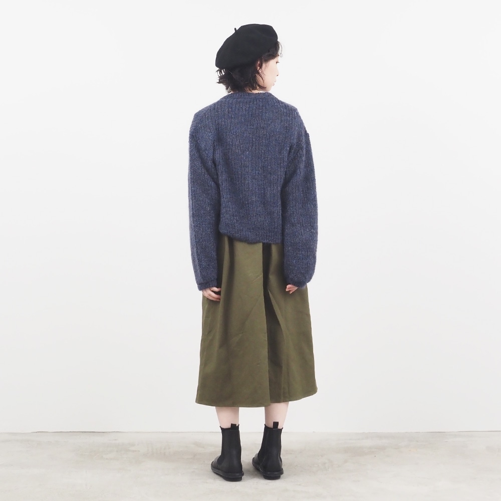 NARU(ナル) PORTMIX 畦Vネックショート丈カーデ 657400 | TOPS | NARU