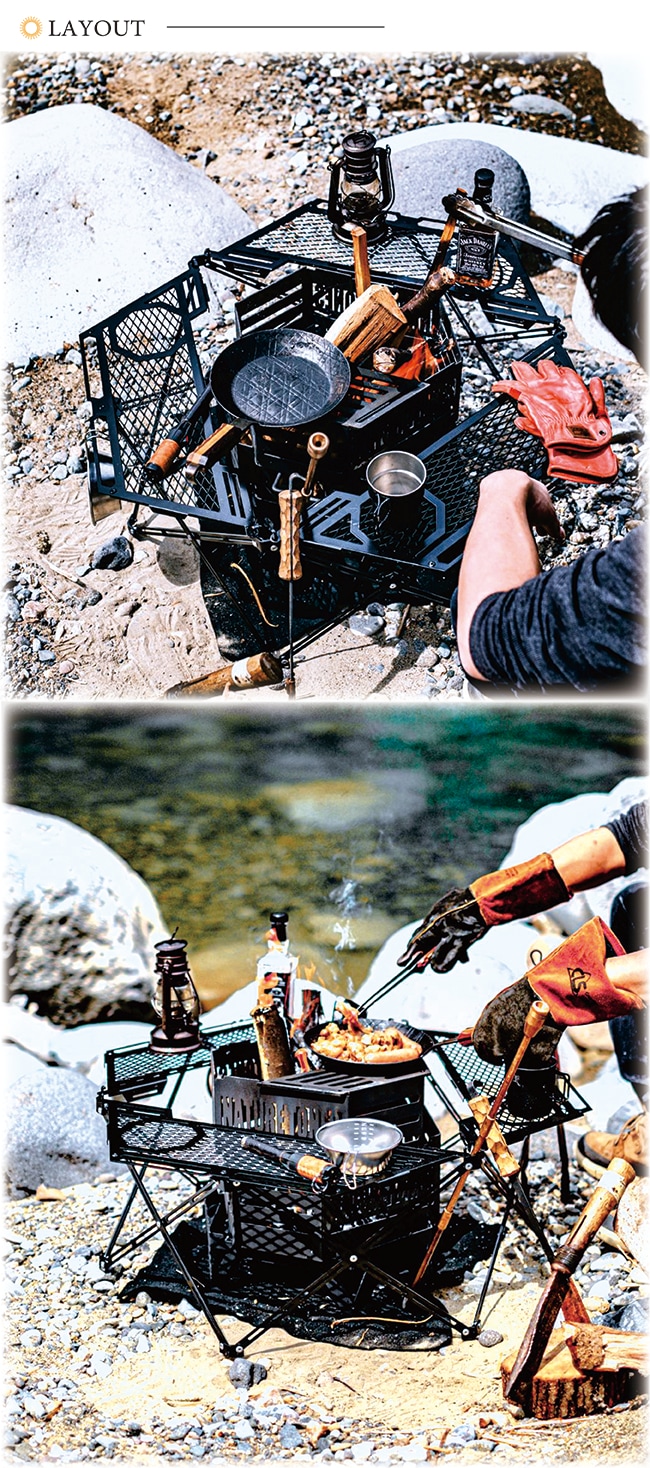 THE TRIGON FIRE TABLE トライゴンファイヤーテーブル:Naturetones