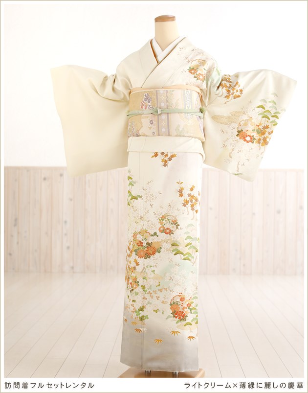 七五三 母親着物 レンタル 卒業式にもおすすめ訪問着レンタル