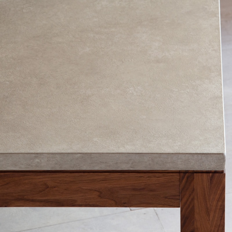 NOMBE round table mortar｜ノンベラウンドテーブル モルタル(グレー