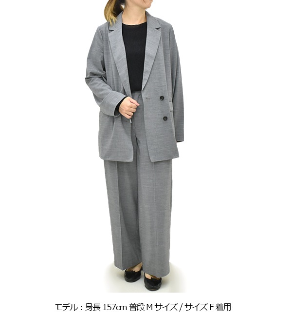 ACUTA アクータ ウール混ダブルブレストジャケット 10008660