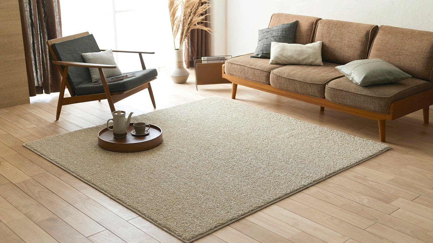 新品 無印購入 オーガニックコットン手織ラグ200×240 無印良品 手織り