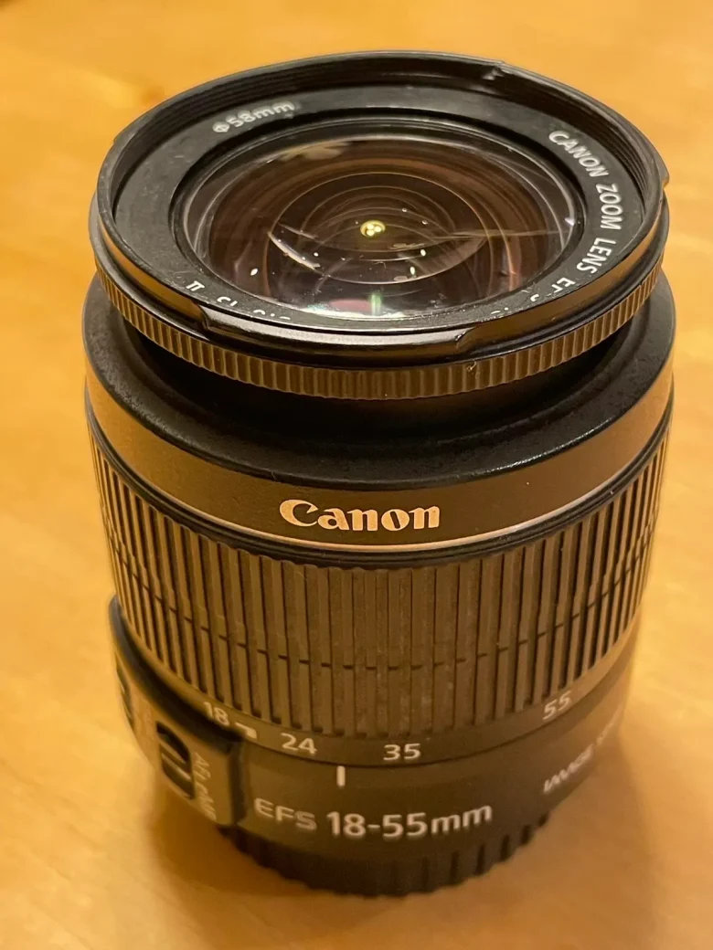 ジャンク修理】前玉の枠が折れたCANON EF-S 18-55mm ISを