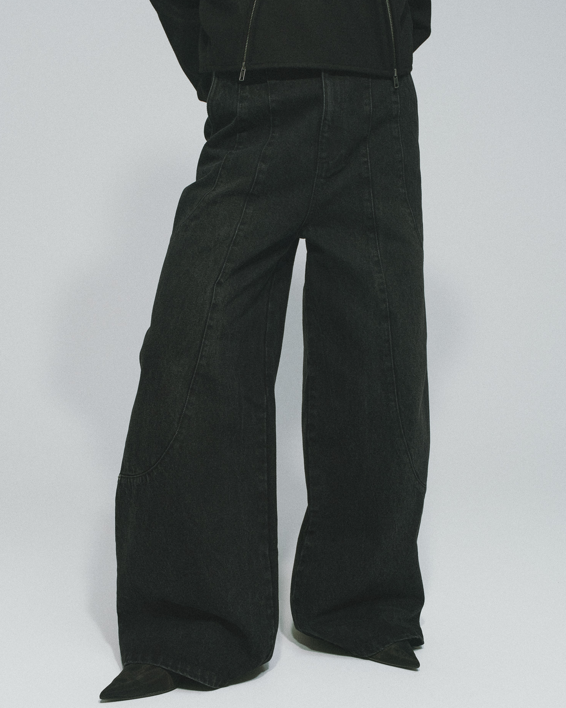 TUCK WIDE DENIM PANTS – GOAT ESSENCE