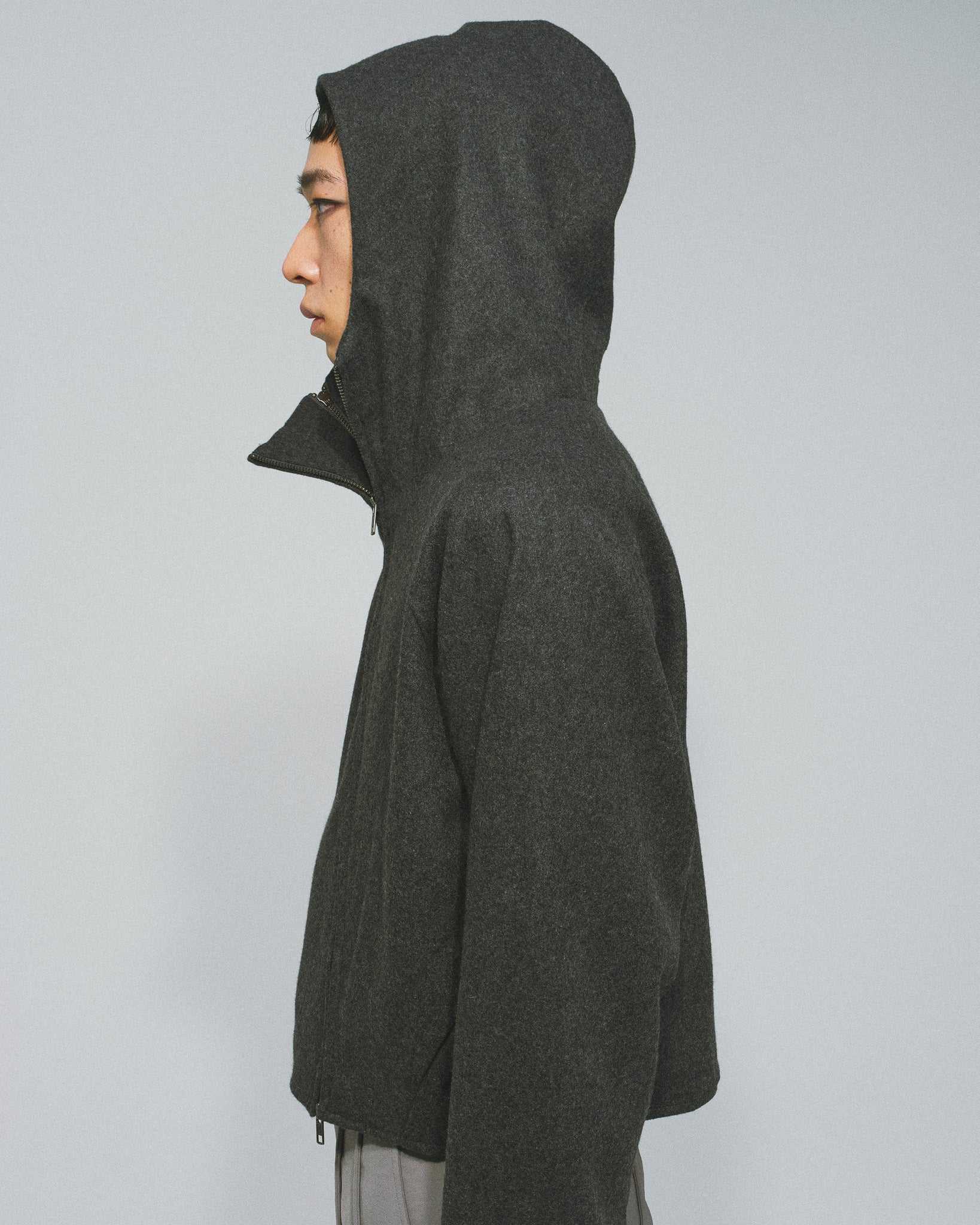 MELTON HOODED JACKET – GOAT ESSENCE