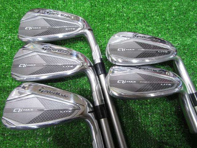 TaylorMade テーラーメイド 中古アイアンセット Qi MAX LITE 5本の商品