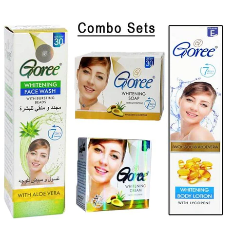 GOREE COMBO SETS OF 4 (FACE CREAM / BEAUTY SOAP / FACE WASH