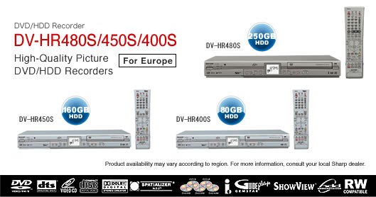 DVD/HDD Recorder : SHARP