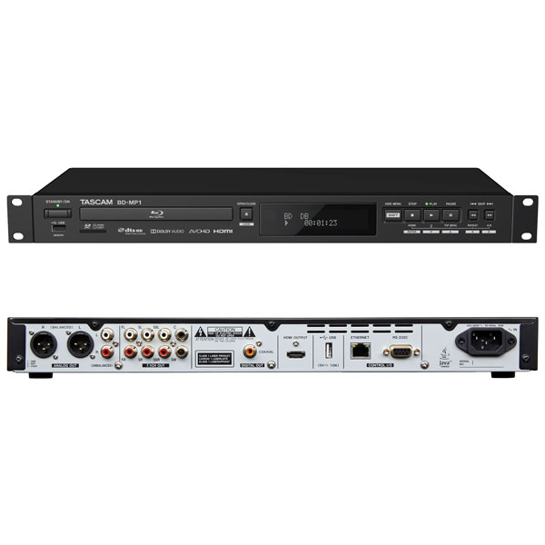 TASCAM BD-MP1 ブルーレイ/マルチメディアプレイヤー | 株式会社 楽器