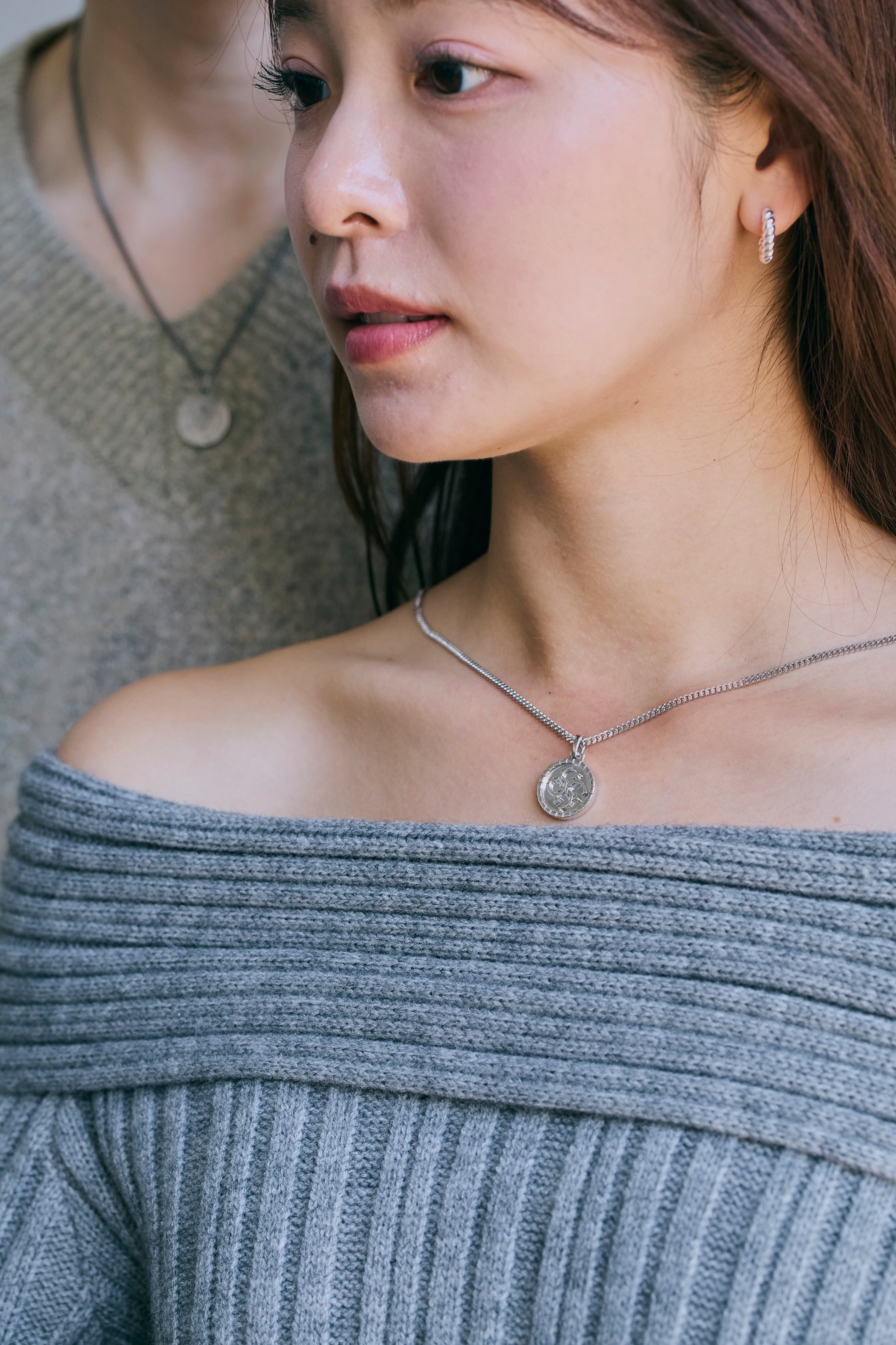 Cross Coin necklace【在庫わずか】 – GRAiL