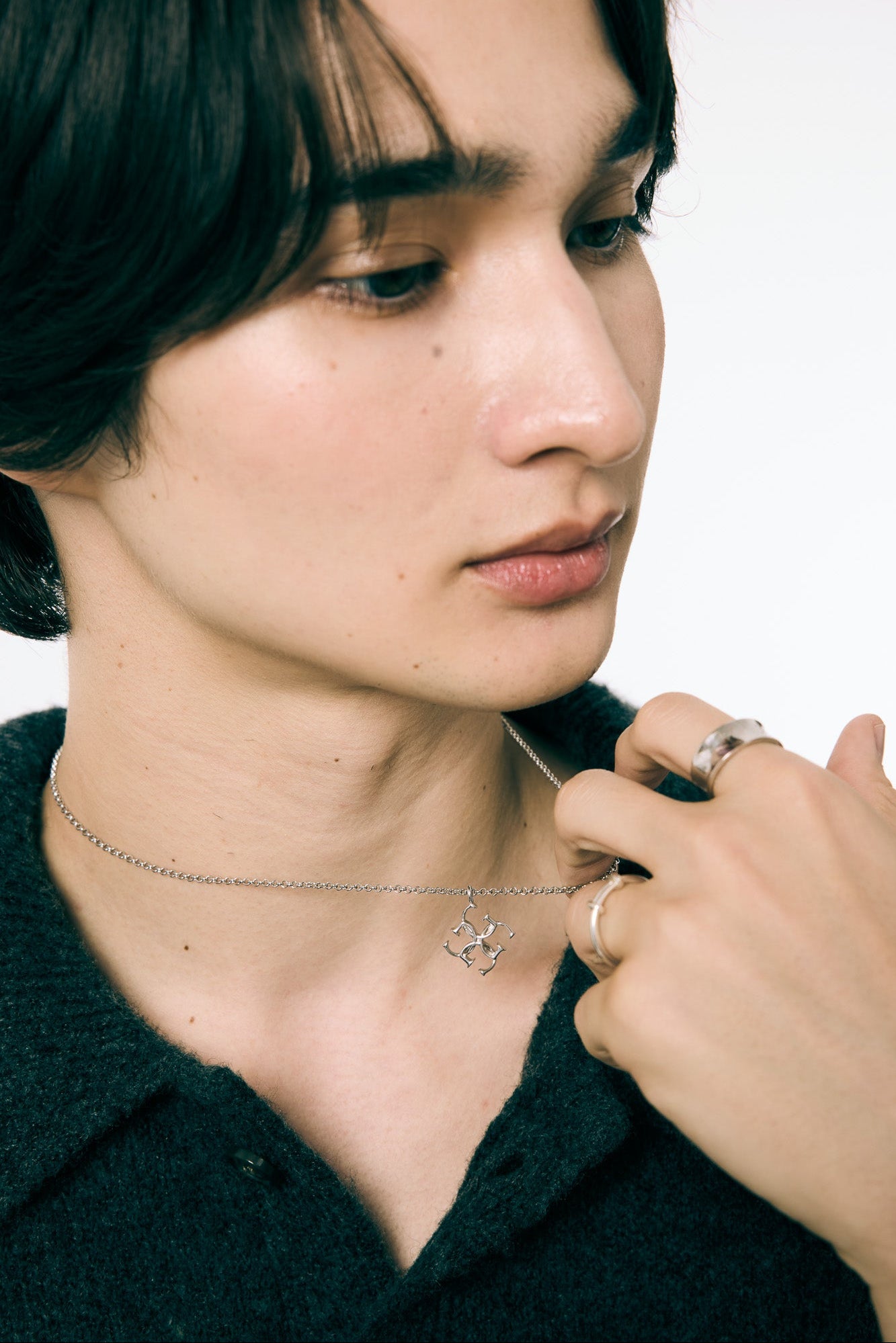 Cross logo necklace – GRAiL