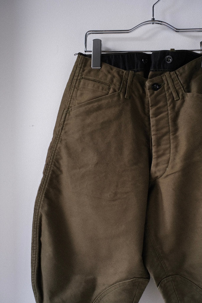 BLACK SIGN MOLESKIN SHERIFF BREECHES GREEN – grandguignol