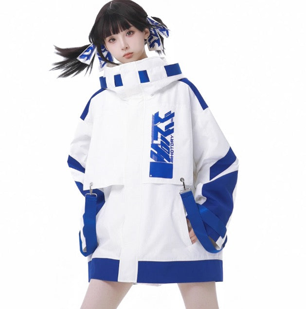 天使界隈 未来派スタイル ジャケットセットアップ – 個性的な