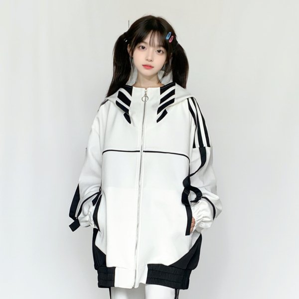 サイバー風 トラックスーツ ジャージセットアップ 水色界隈 天使界隈