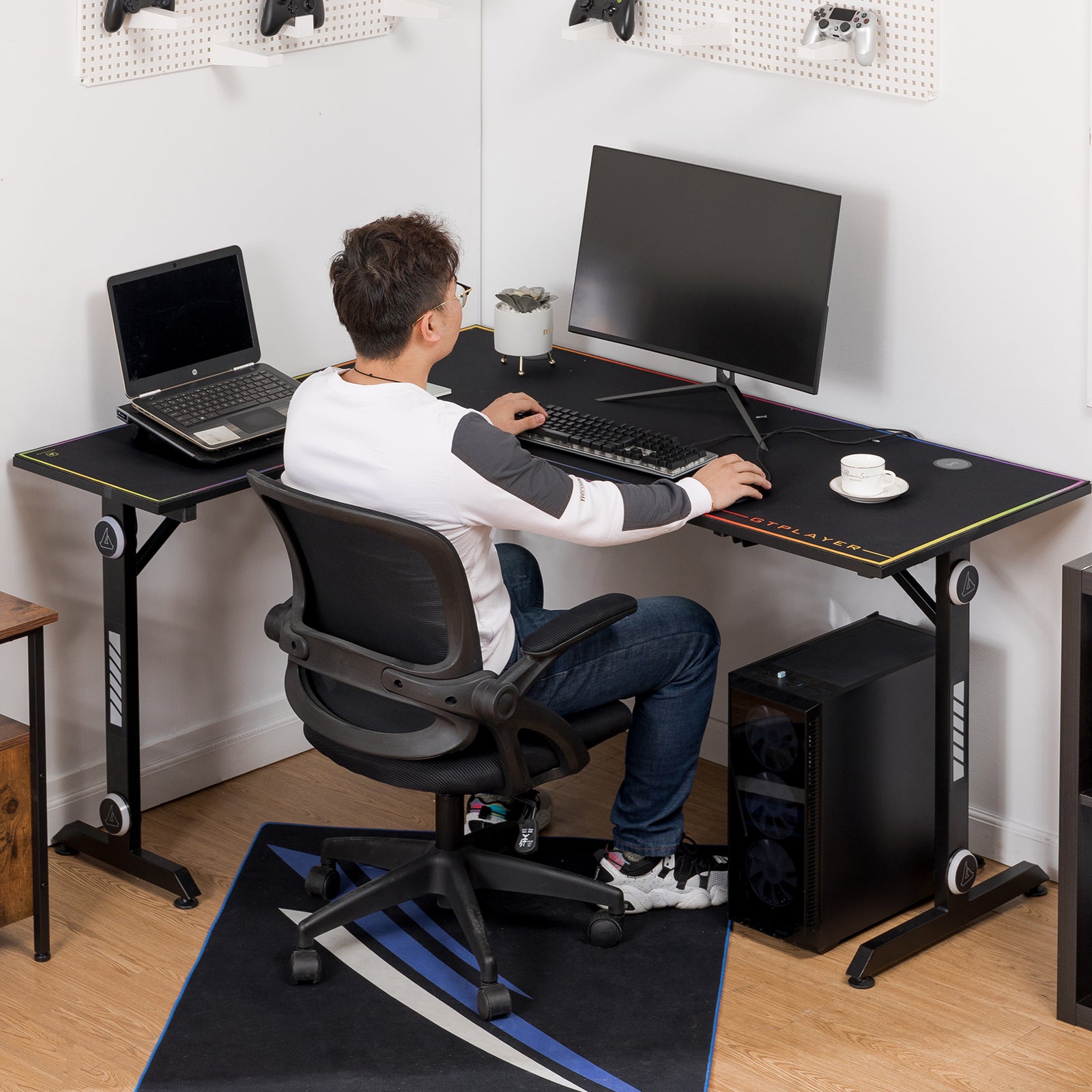 ゲーミングデスク シリーズ L字デスク TB300