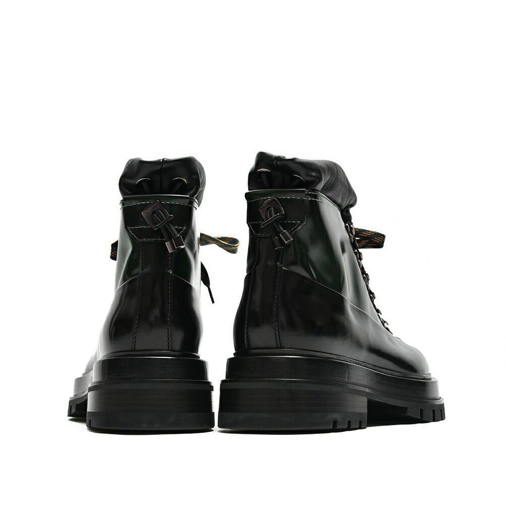 SALE｜SANTONI サントーニ / レザーバイカラーレースアップブーツ