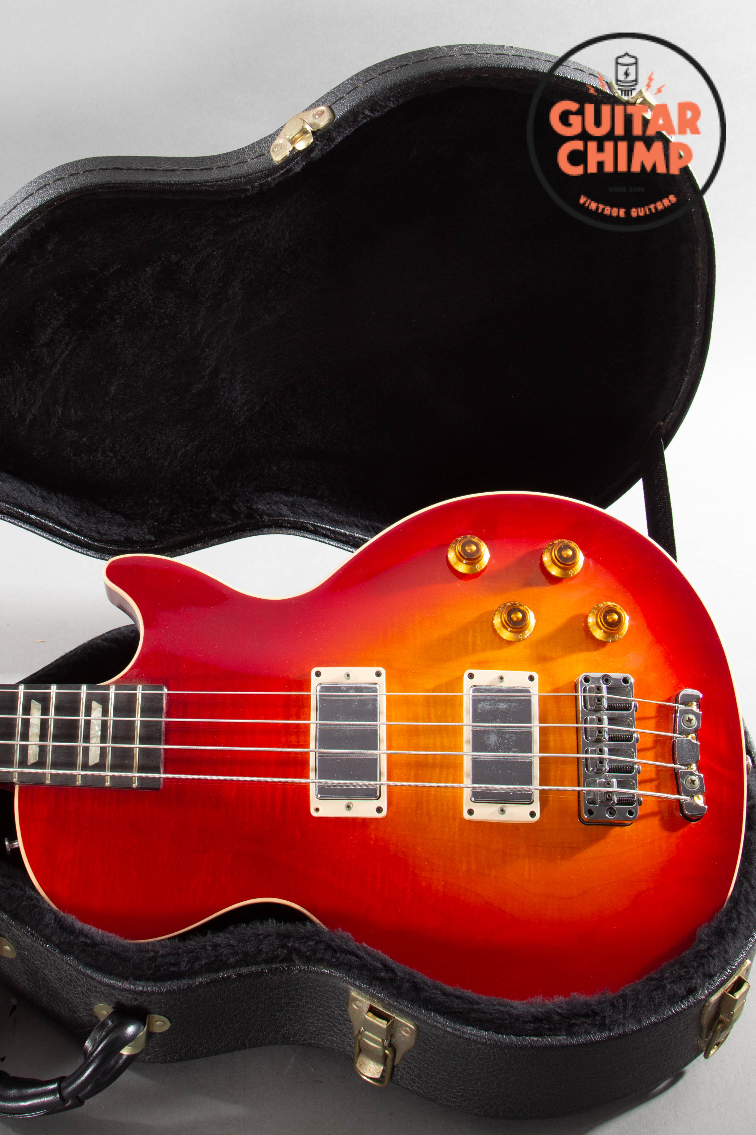 1997 Gibson LPB-3 Les Paul Standard Bass Heritage Cherry Sunburst