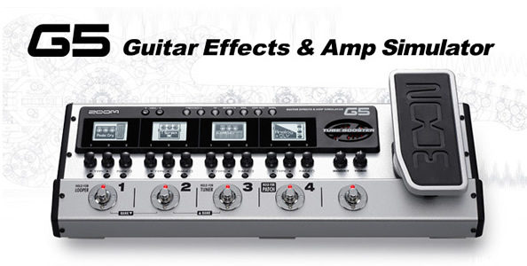 ZOOMから革新的な機能てんこ盛りの最新鋭マルチエフェクター「G5」登場