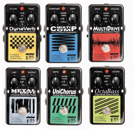 エフェクター】ベースエフェクターの専門ブランドEBSのラインナップが