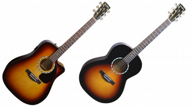 アコースティックギター】Simon&Patrick サンバーストフィニッシュの