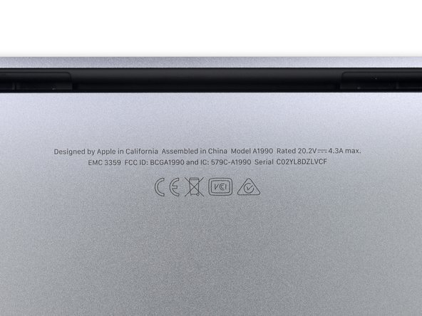 MacBook Pro 15インチ Touch Bar 2019の分解 - iFixit