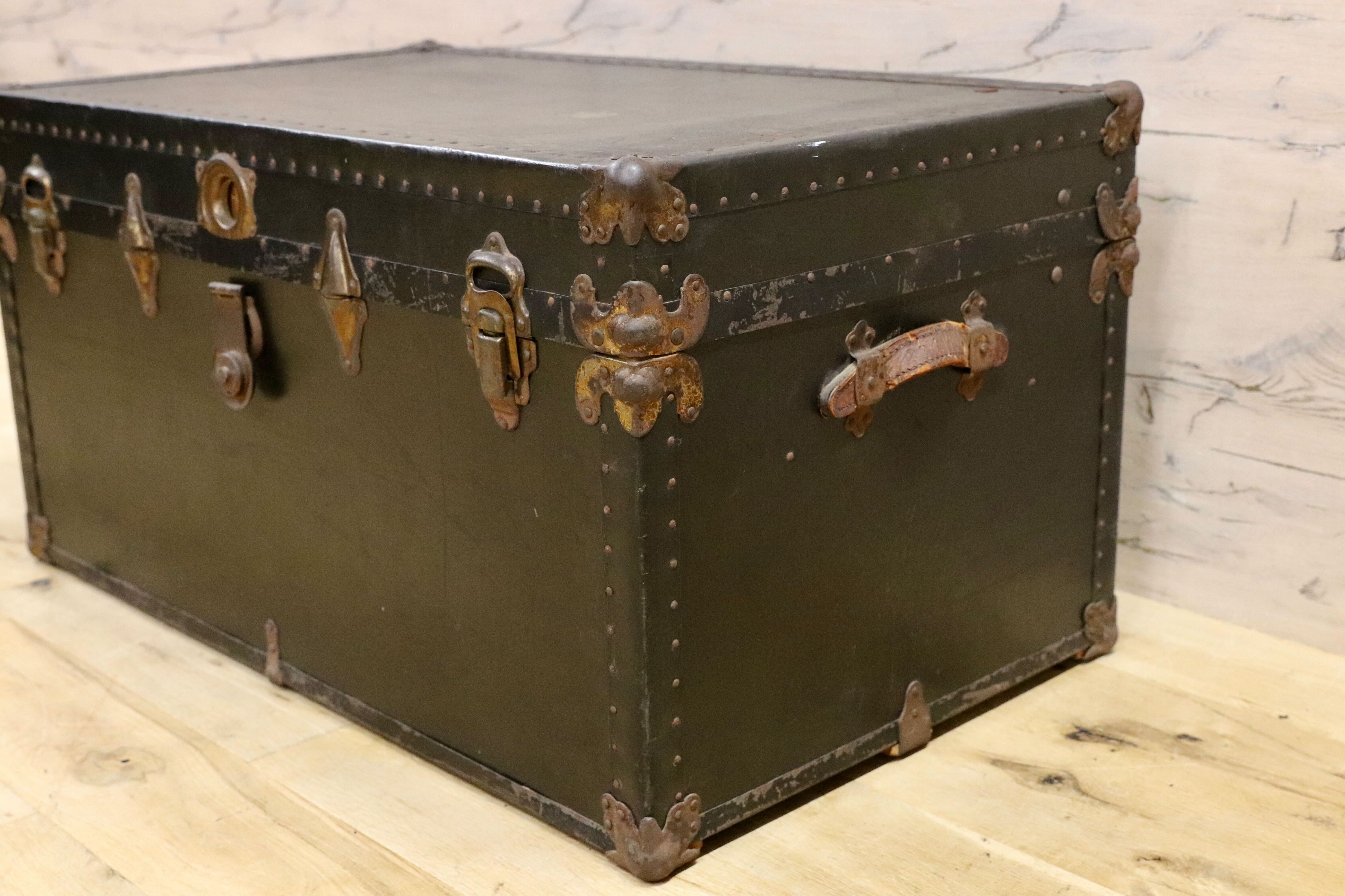 GMHK332B○アンティーク ヴィンテージ トランク BOX 収納箱 オブジェ